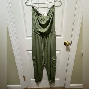 Olive Green Women's Jumpsuit